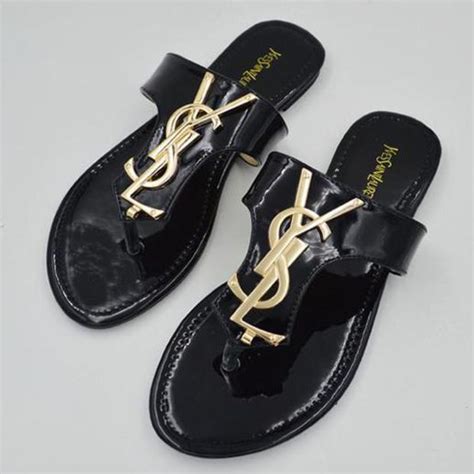 yves saint laurent womens slippers|Saint Laurent shoes outlet.